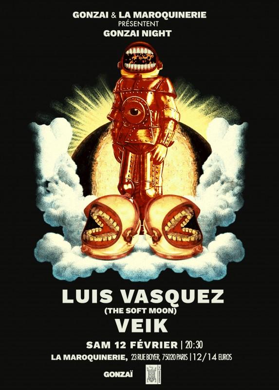 Gonzaï Night : Luis Vasquez (The Soft Moon), Veik